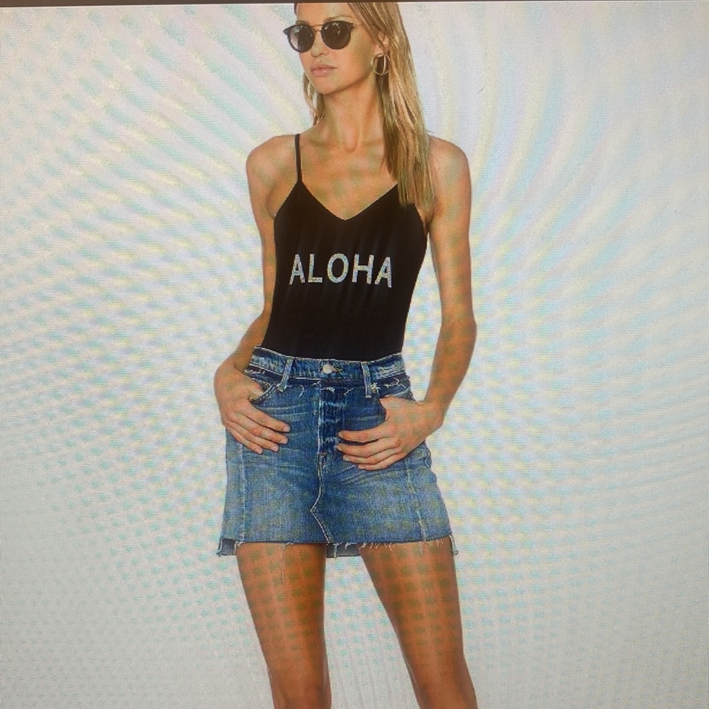 BRAND NEW W TAG FRAME DENIM NOUVEAU LE MIX SKIRT